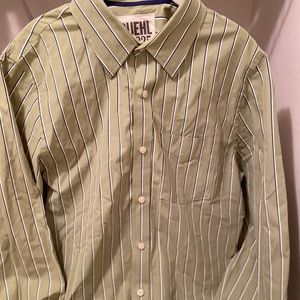 Men’s Green Vintage Ruehl Dress Shirt
